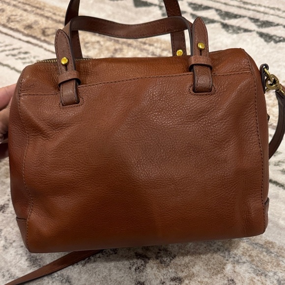 Fossil Brown Leather Handbag satchel - Picture 3 of 6